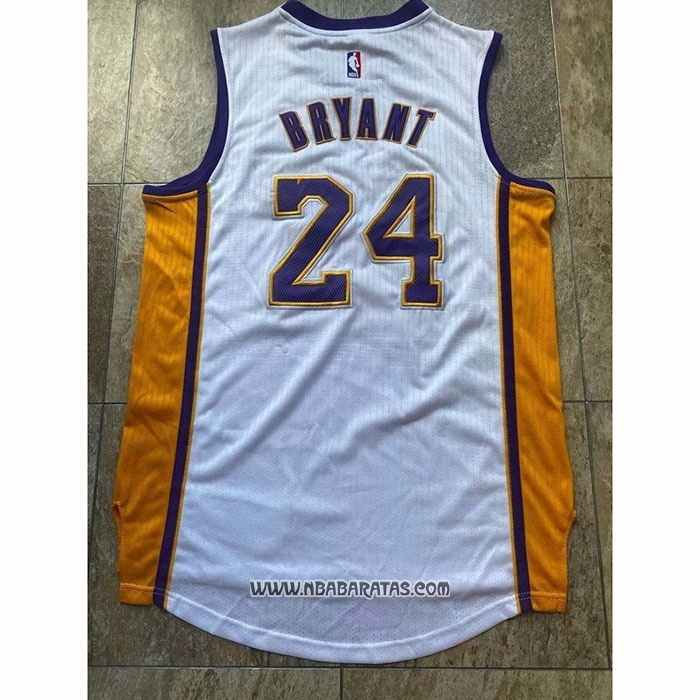 Camiseta Los Angeles Lakers Kobe Bryant #24 Blanco